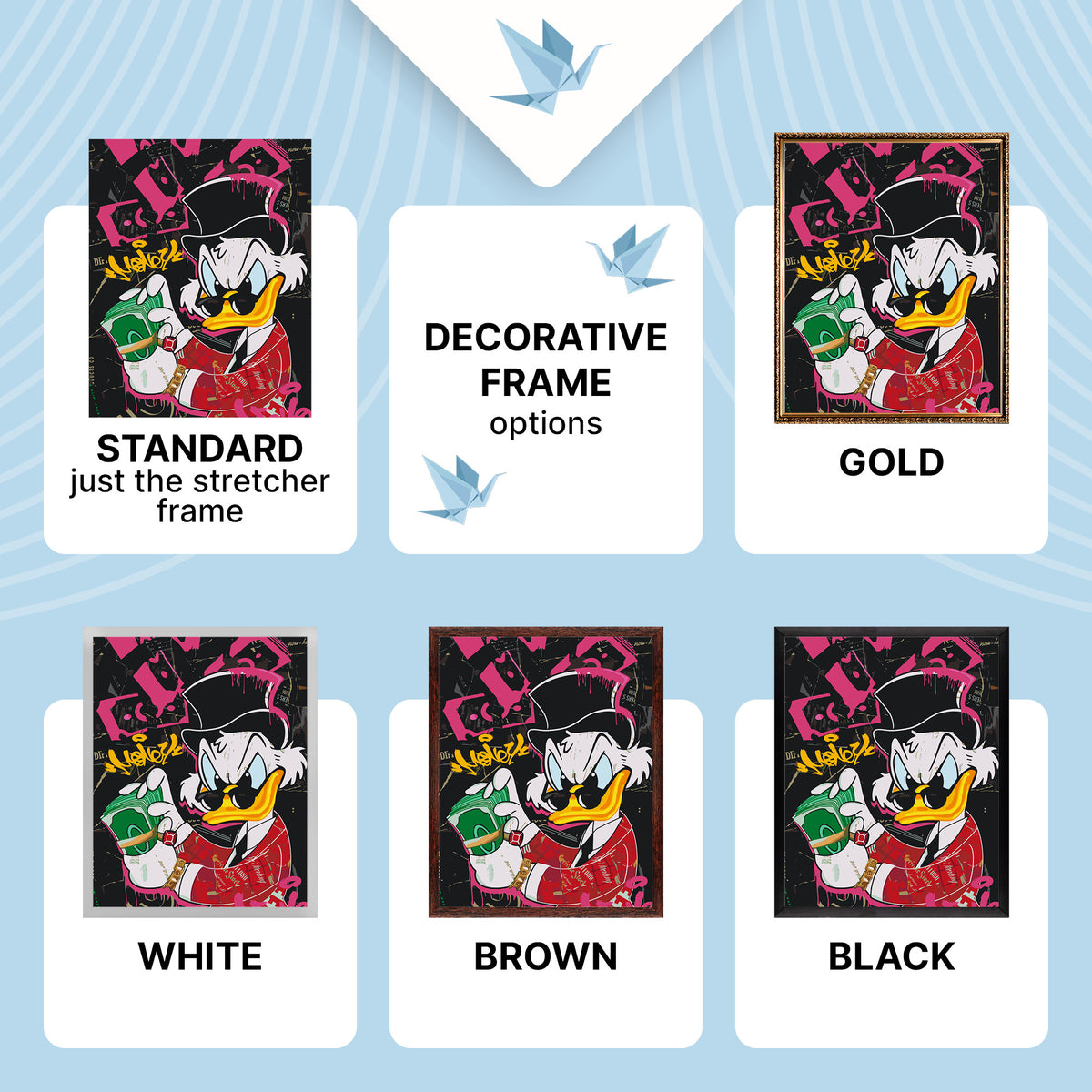 Paint by Numbers on a 40*50 cm frame – Uncle Scrooge LW 30050