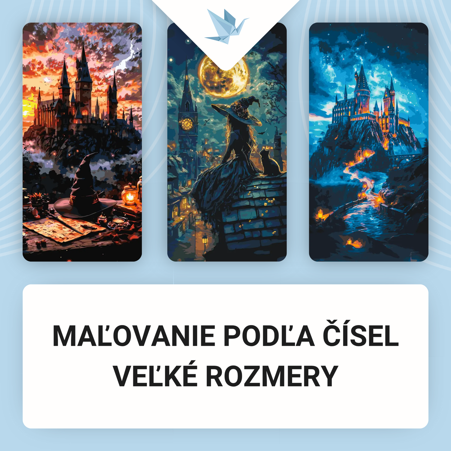 Maľovanie podľa čísel, Veľké rozmery