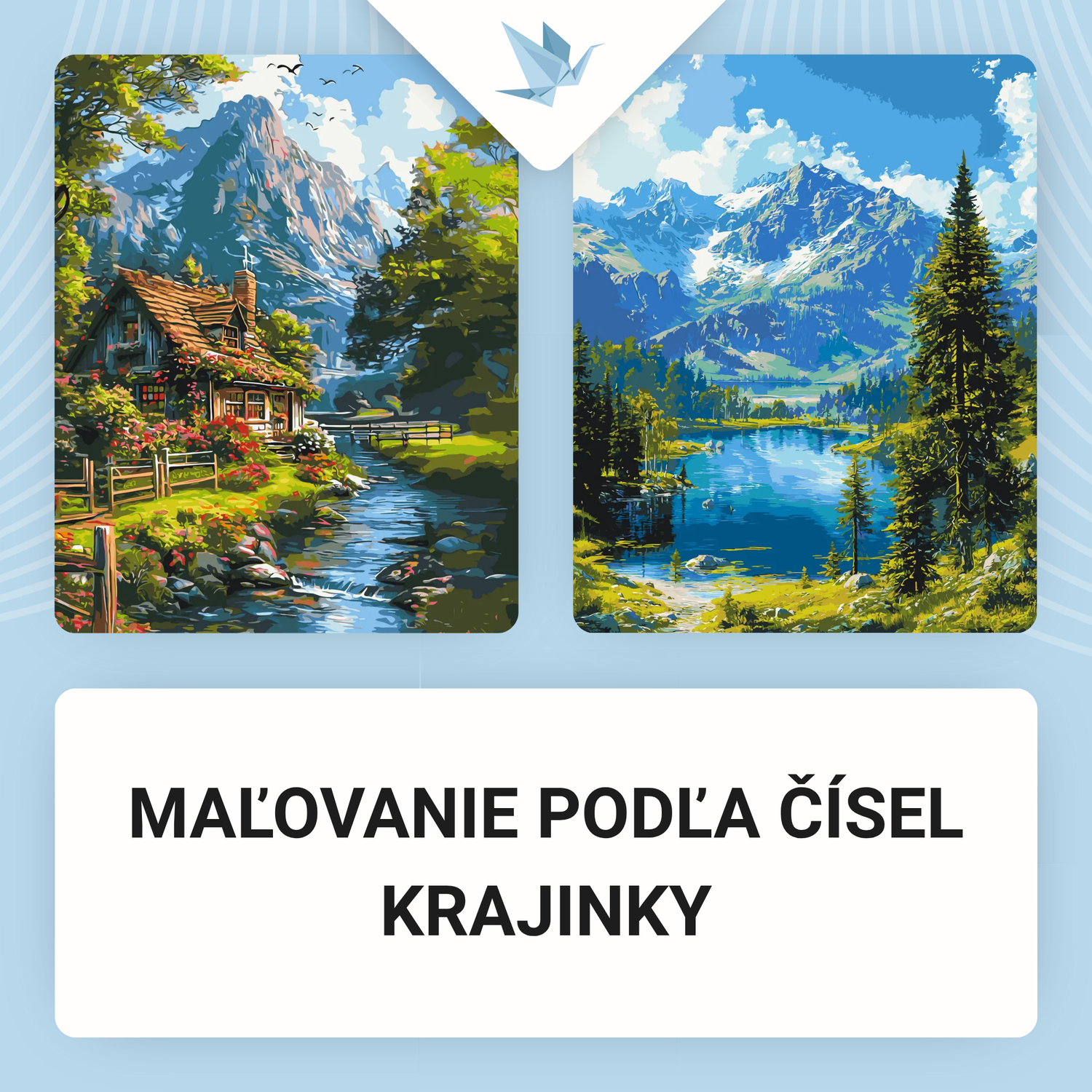 Maľovanie podľa čísel, Krajinky