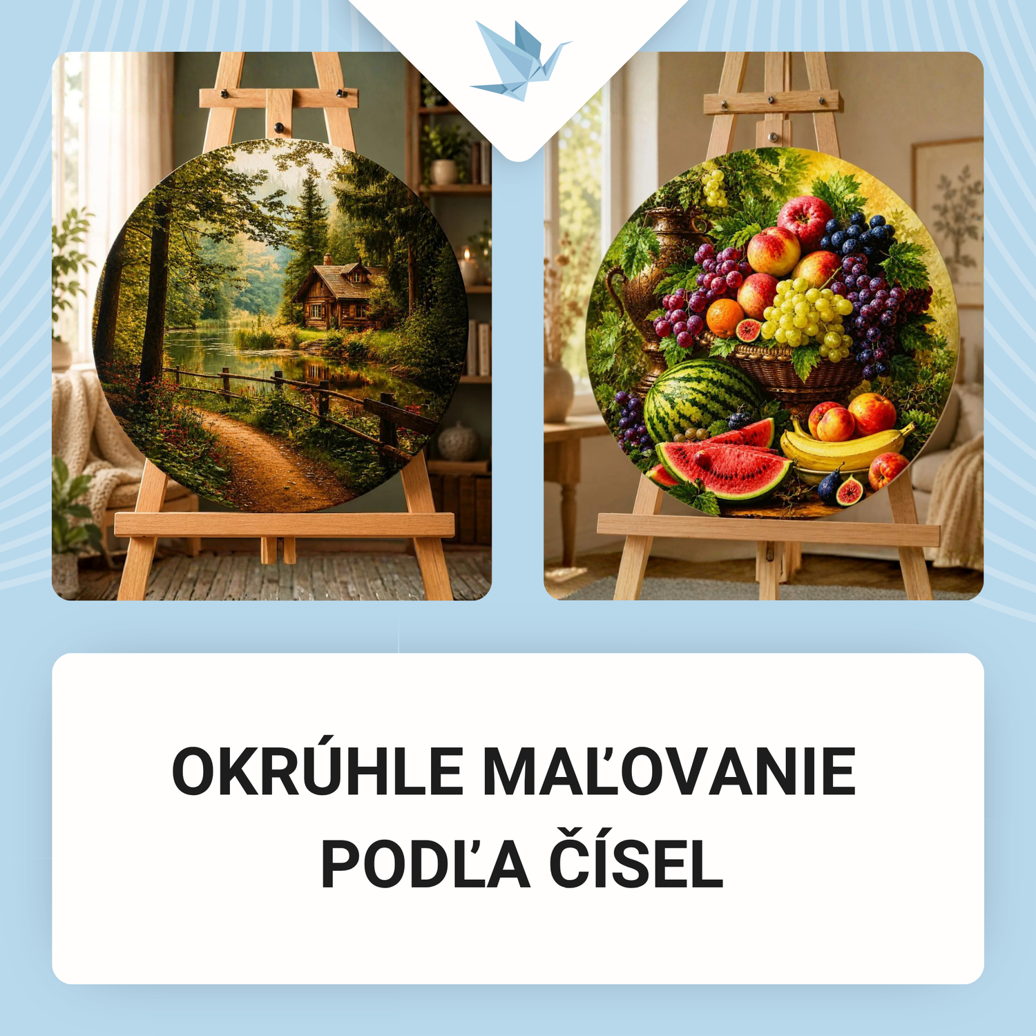 Okrúhle maľovanie podľa čísel