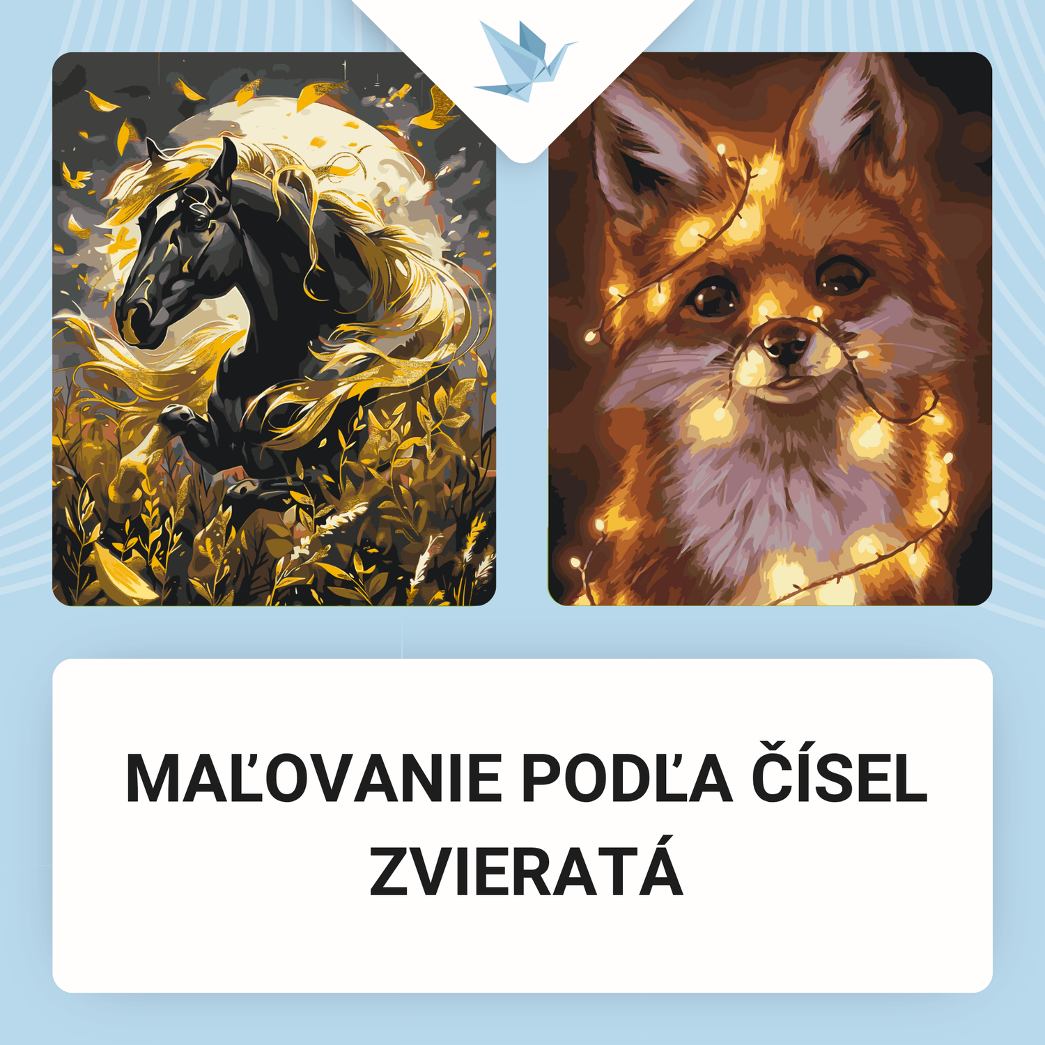 Maľovanie podľa čísel, Zvieratá