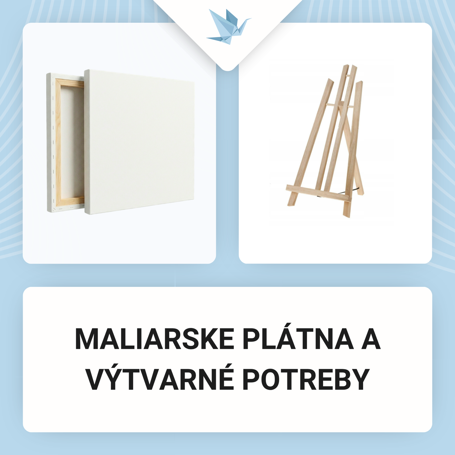 Maliarske plátna a výtvarné potreby