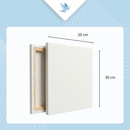 Artist Canvas on Wooden Stretcher Frame 20×30 cm, Primed, 280 g/m²
