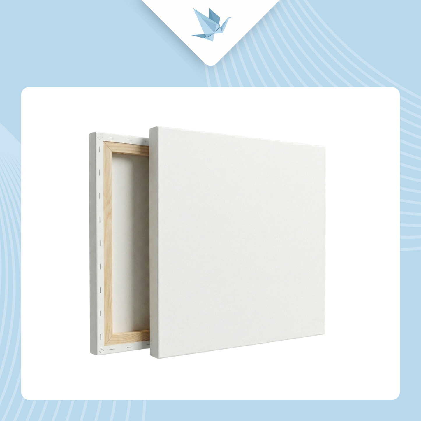 Artist Canvas on Wooden Stretcher Frame 20×20 cm, Primed, 280 g/m²