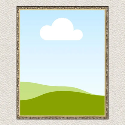 Dekoratívny bagetový rám 40×50 cm, zlatý