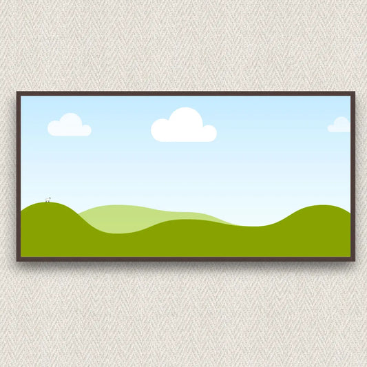 Dekoratívny bagetový rám 40×80 cm, hnedý