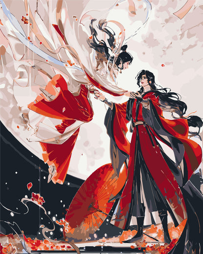 Paint by Numbers on a 40*50 cm frame – Heavenly Blessing. Anime LW 12570