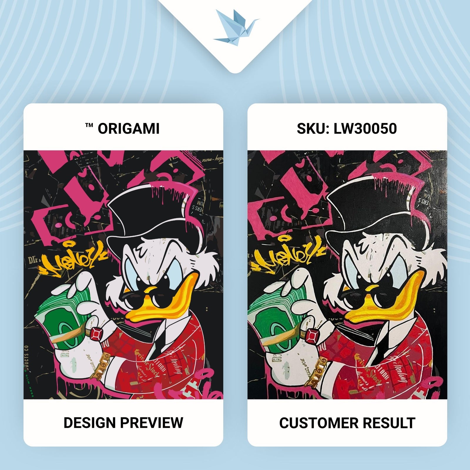 Paint by Numbers on a 40*50 cm frame – Uncle Scrooge LW 30050