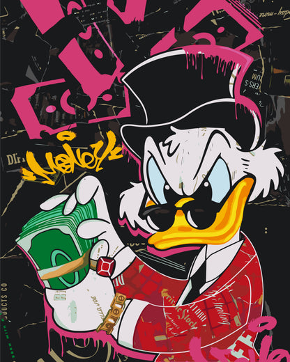 Paint by Numbers on a 40*50 cm frame – Uncle Scrooge LW 30050