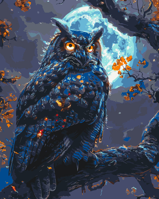 Paint by Numbers on canvas 40*50 cm - Wise Owl LW 30830