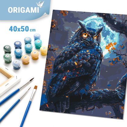 Paint by Numbers on canvas 40*50 cm - Wise Owl LW 30830