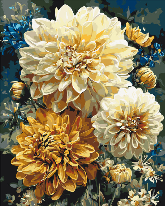 Maľovanie podľa čísel na ráme 40*50 cm - Letná kytica - Kvety - LW 3093-01