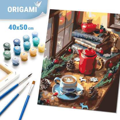 Paint by Numbers on a frame 40*50 cm Christmas – Christmas Still Life LW 3097