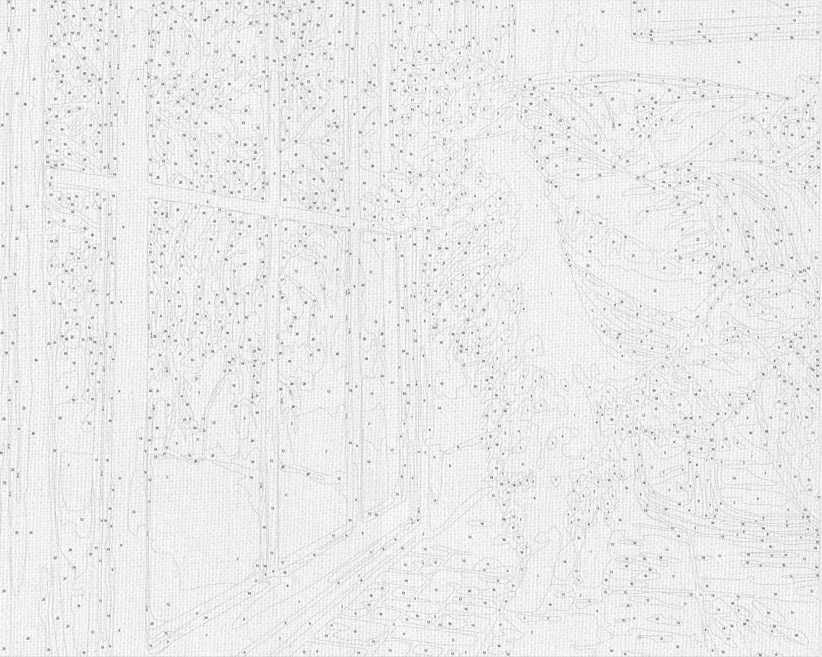 Paint by Numbers on canvas 40*50 cm – Winter Cat LW 31340