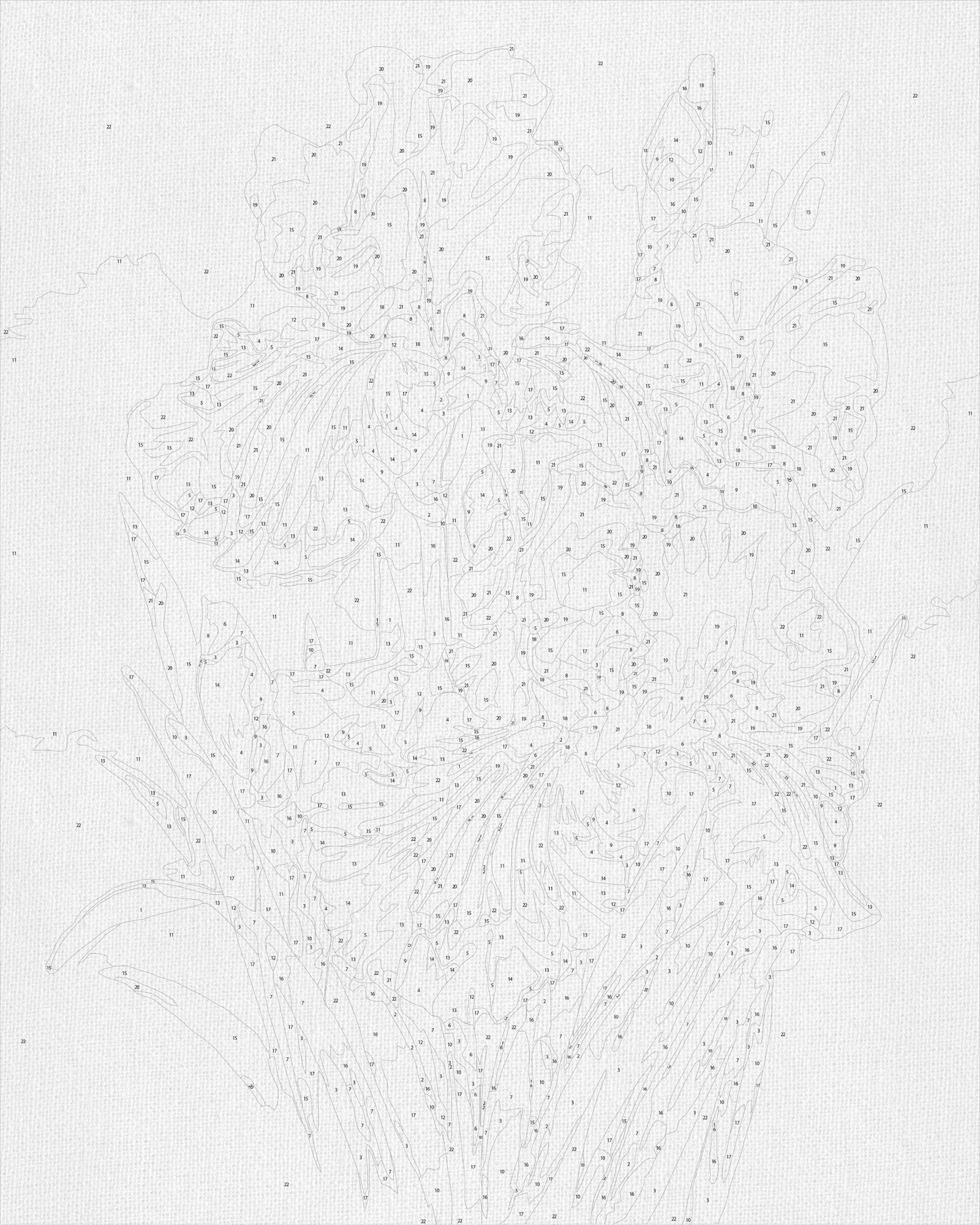 Paint by Numbers on a 40*50 cm frame – Iris Bouquet. Flowers LW 31600