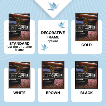Paint by Numbers on a 40×50 cm Frame – Mercedes G-Class AMG – Cars – LW 32060