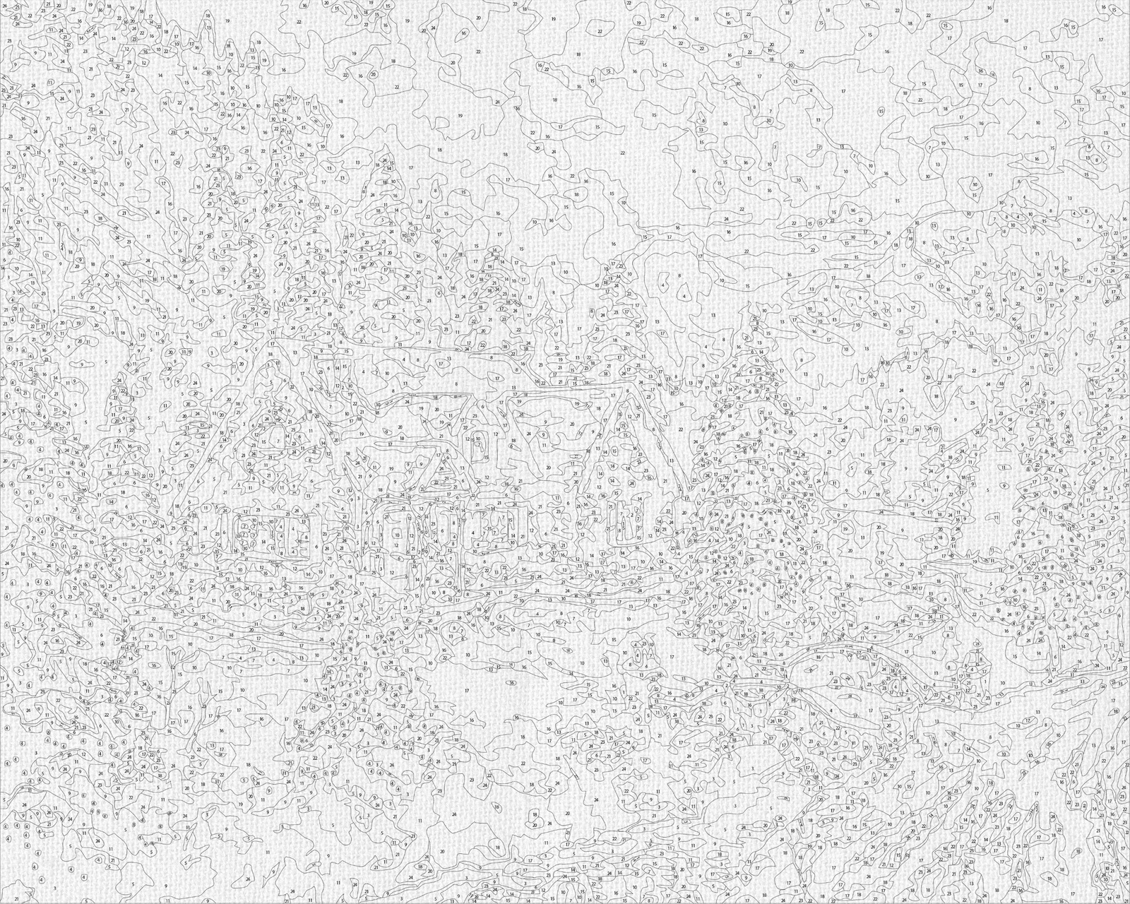 Paint by Numbers on a 40*50 cm frame – Winter. New Year LW 3253