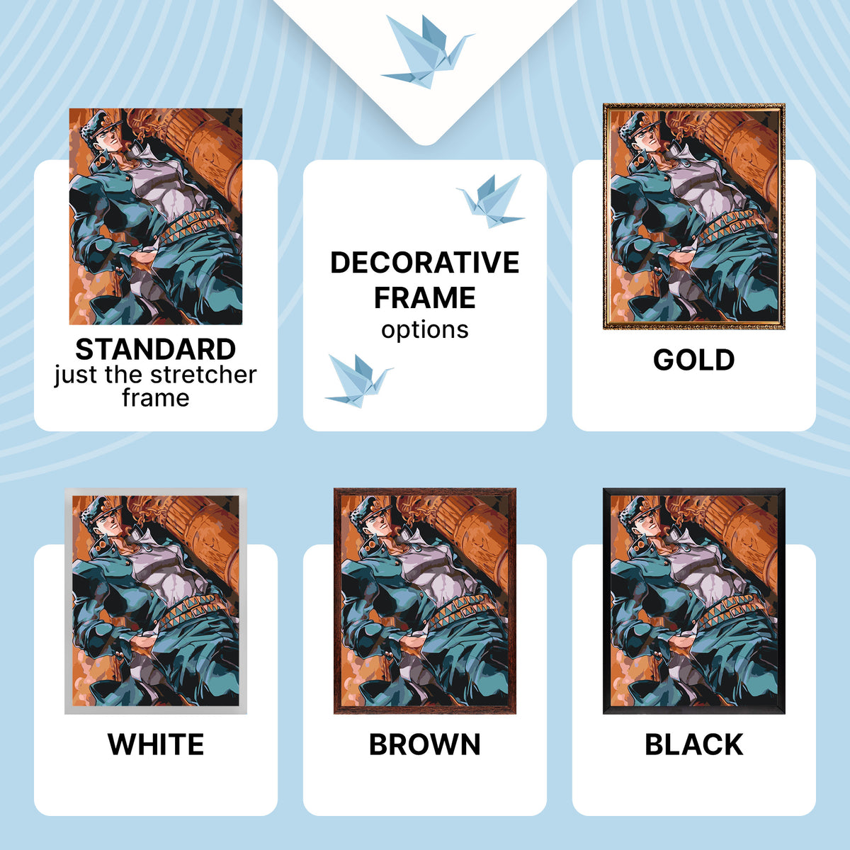 Paint by Numbers on a 40×50 cm Frame – JoJo – Anime – LW 3282