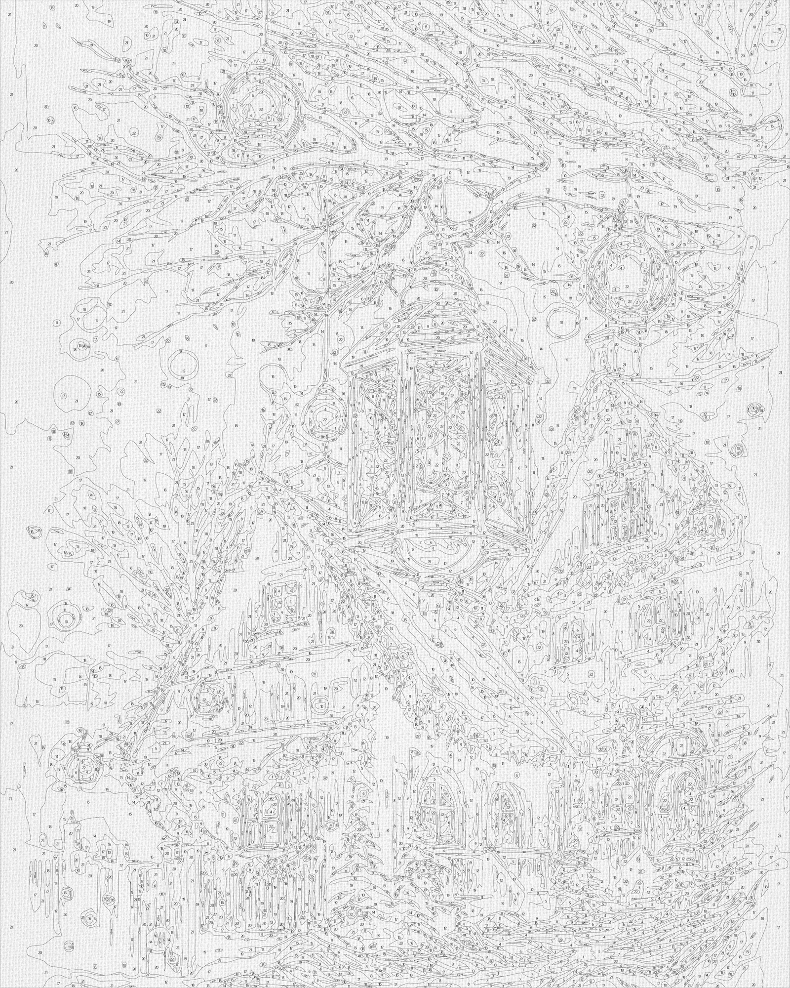 Paint by Numbers on Frame 40*50 cm Christmas – New Year's Bliss. LW 3416