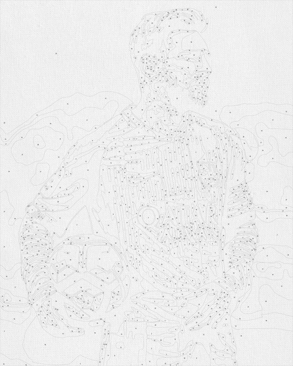 Paint by Numbers on a 40×50 cm Frame – Footballer Lionel Messi – People – LW 345