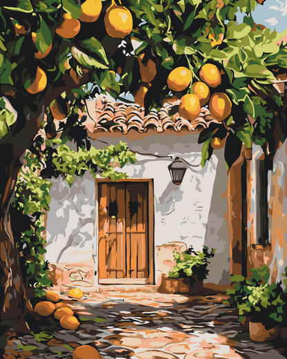 Paint by Numbers on a 40*50 cm frame – . Lemon Yard LW 3487