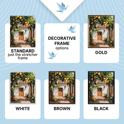 Paint by Numbers on a 40*50 cm frame – . Lemon Yard LW 3487