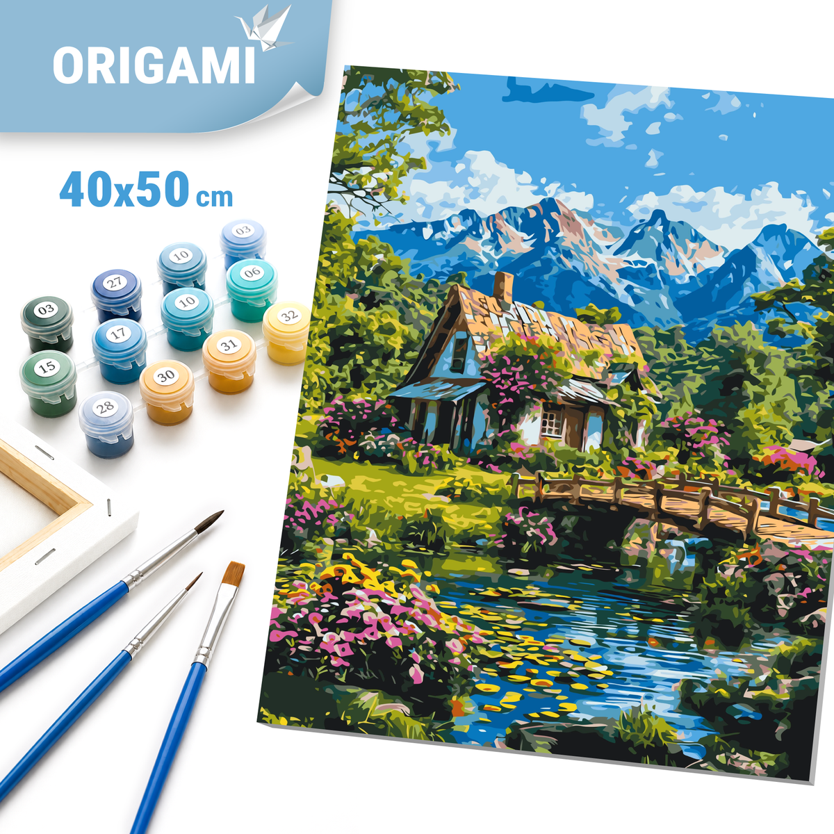 Paint by Numbers on a 40*50 cm frame – Alpine Harmony LW 3492