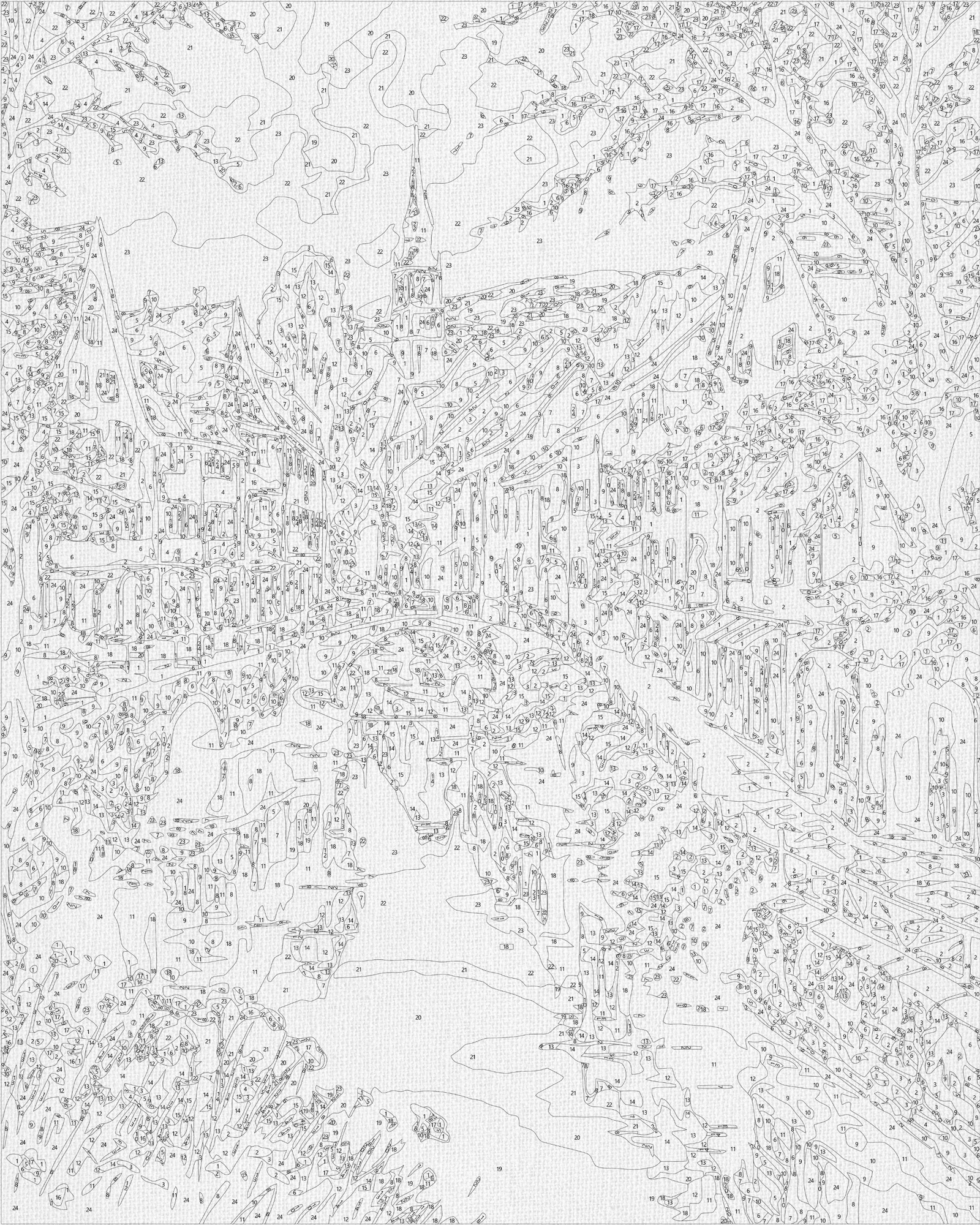 Paint by Numbers on a 40*50 cm frame – Streets Leading to Dreams LW 3497