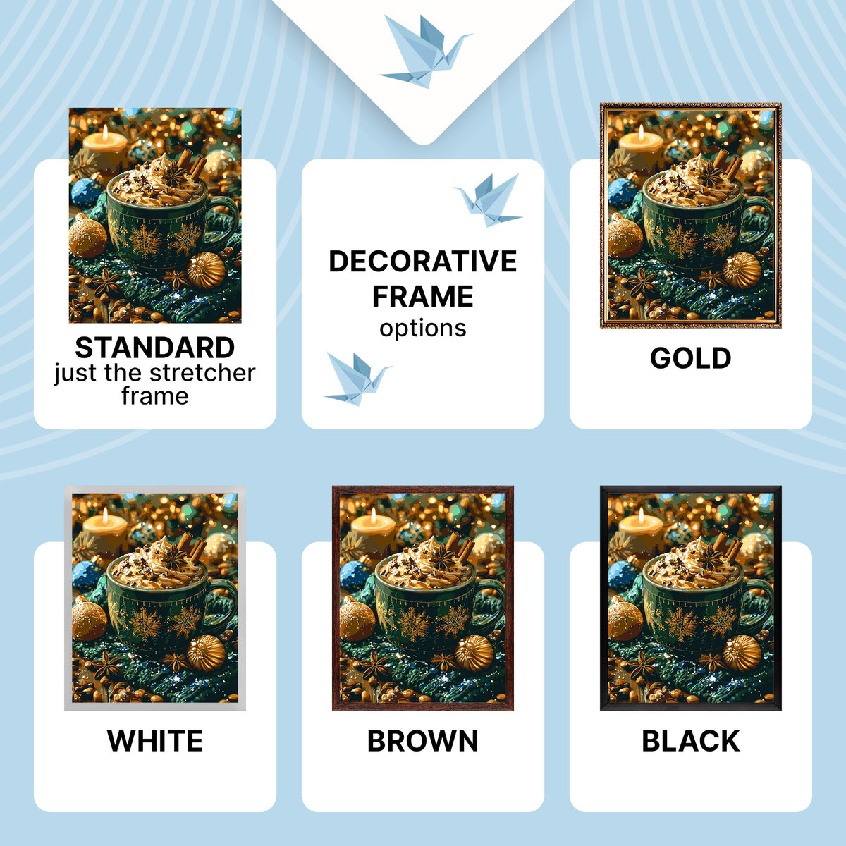 Paint by Numbers on a 40×50 cm Frame – Winter Coziness – Winter/Christmas/Still Life – LW 3552