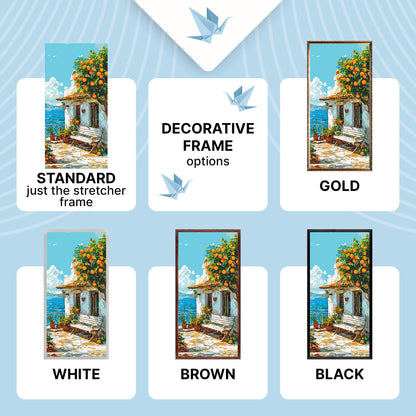 Paint by Numbers on a 40×80 cm Frame – Italian Scenery – Landscape – LW 5115