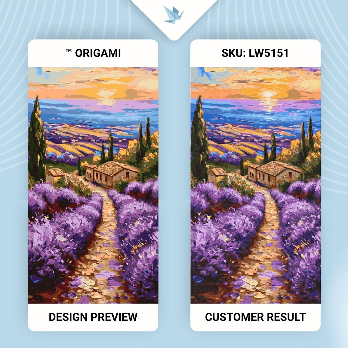 Paint by Numbers on a 40×80 cm Frame – Scents of Provence – Landscape – LW 5151