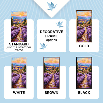 Paint by Numbers on a 40×80 cm Frame – Scents of Provence – Landscape – LW 5151