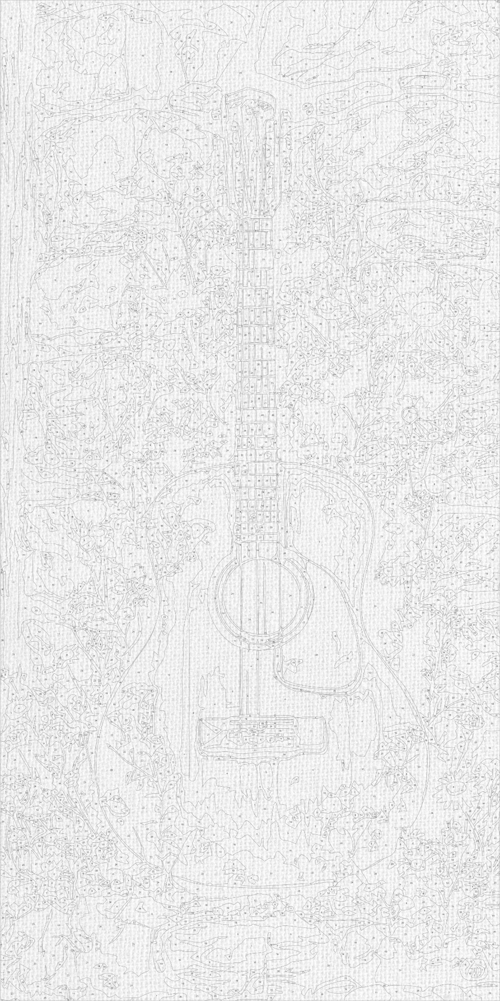Paint by Numbers on a 40×80 cm Frame – Melody of Summer – Landscape – LW 5153