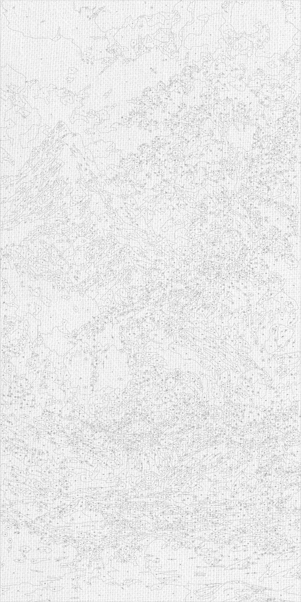 Maľovanie podľa čísel na ráme 40*80 cm - Karpaty - Krajinka - LW 5157