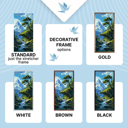 Paint by Numbers on a 40×80 cm Frame – Carpathians – Landscape – LW 5157
