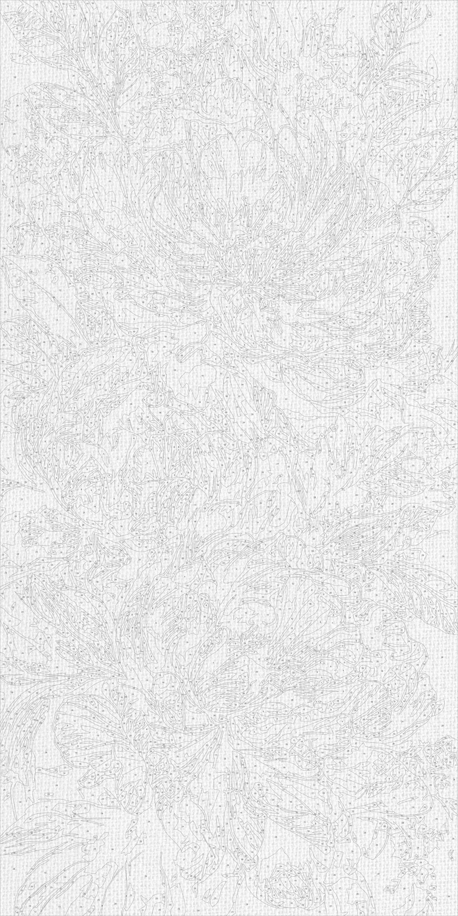 Maľovanie podľa čísel na ráme 40*80 cm - Luxusné pivónie - Kvety s metalickými farbami - LW 5181