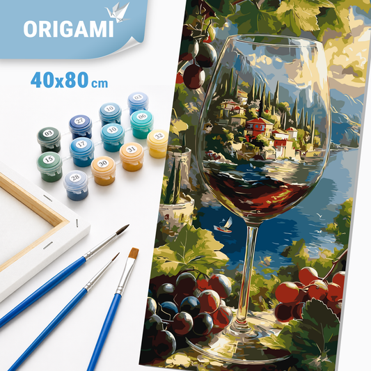 Paint by Numbers on a 40x80 cm frame - Italian Vibe - Landscape - LW 5186