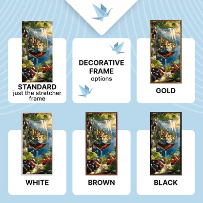 Paint by Numbers on a 40×80 cm Frame – Italian Vibe – Landscape/Still Life – LW 5186