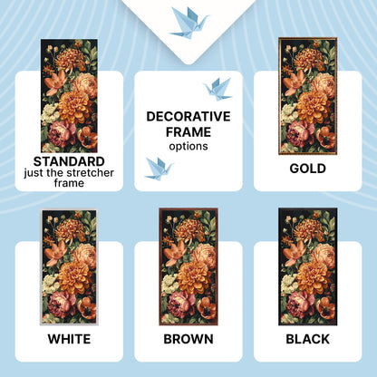 Paint by Numbers on a 40×80 cm Frame – Noble Bouquet – Flowers – LW 5196