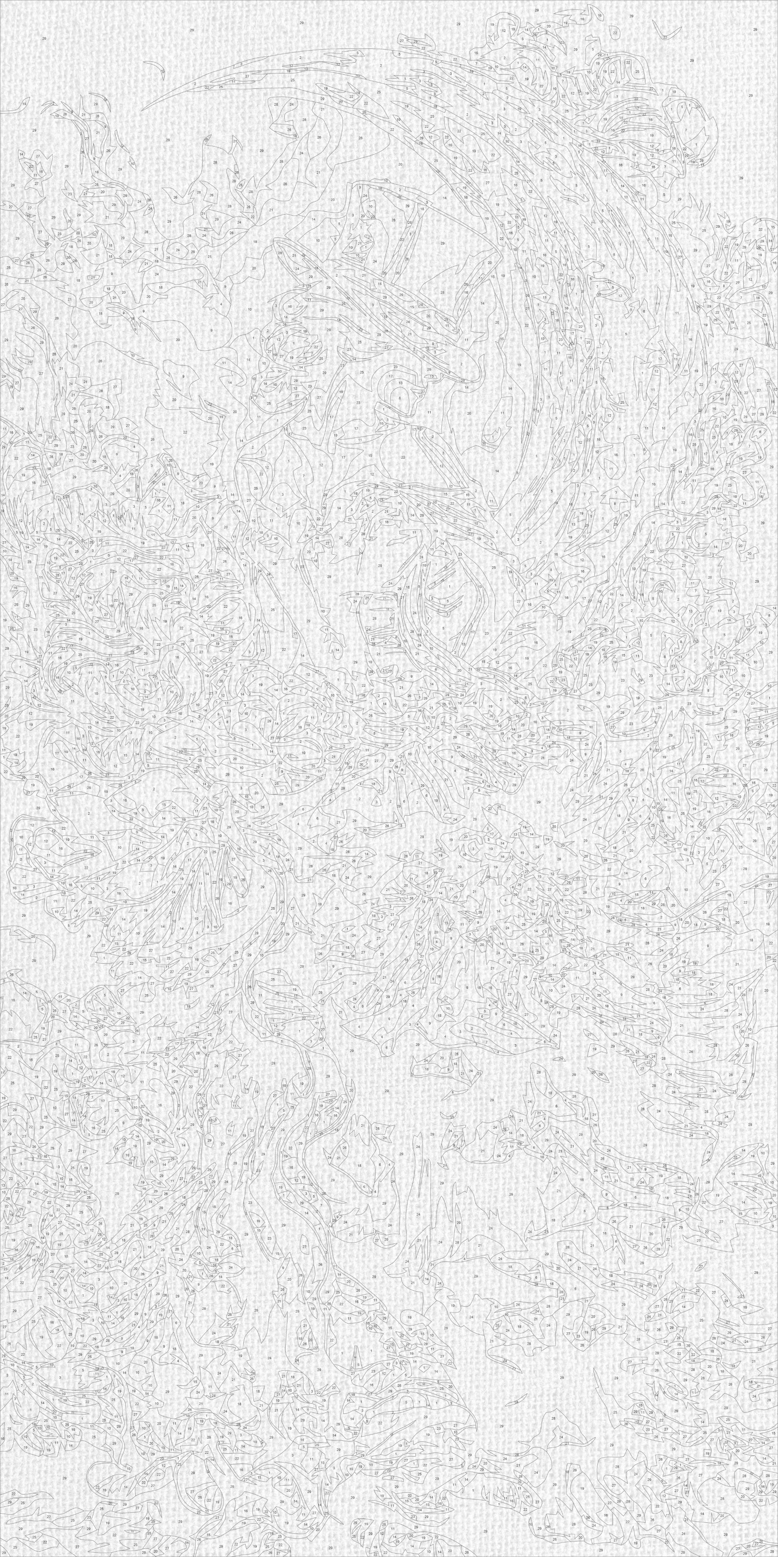 Maľovanie podľa čísel na ráme 40*80 cm - Elegantné dievča - Ľudia/Kvety s metalickými farbami - LW 5206
