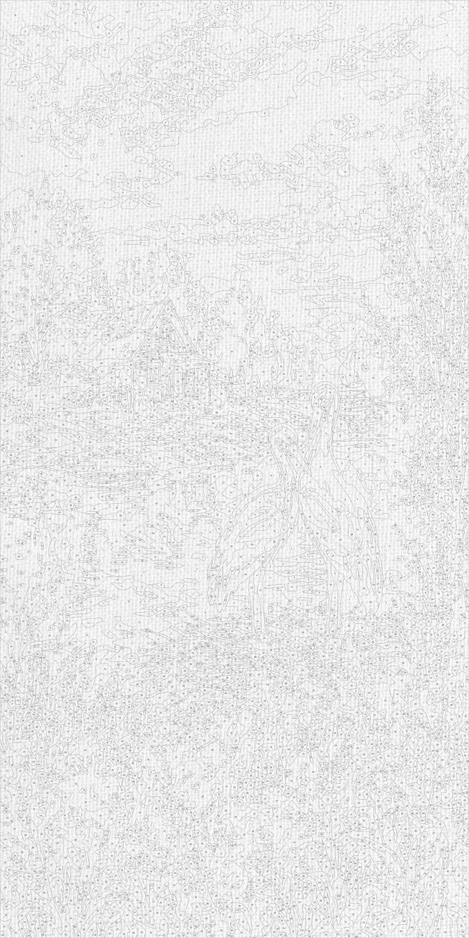 Maľovanie podľa čísel na ráme 40*80 cm - Bociany pre šťastie - Zvieratá/Krajinka - LW 5215