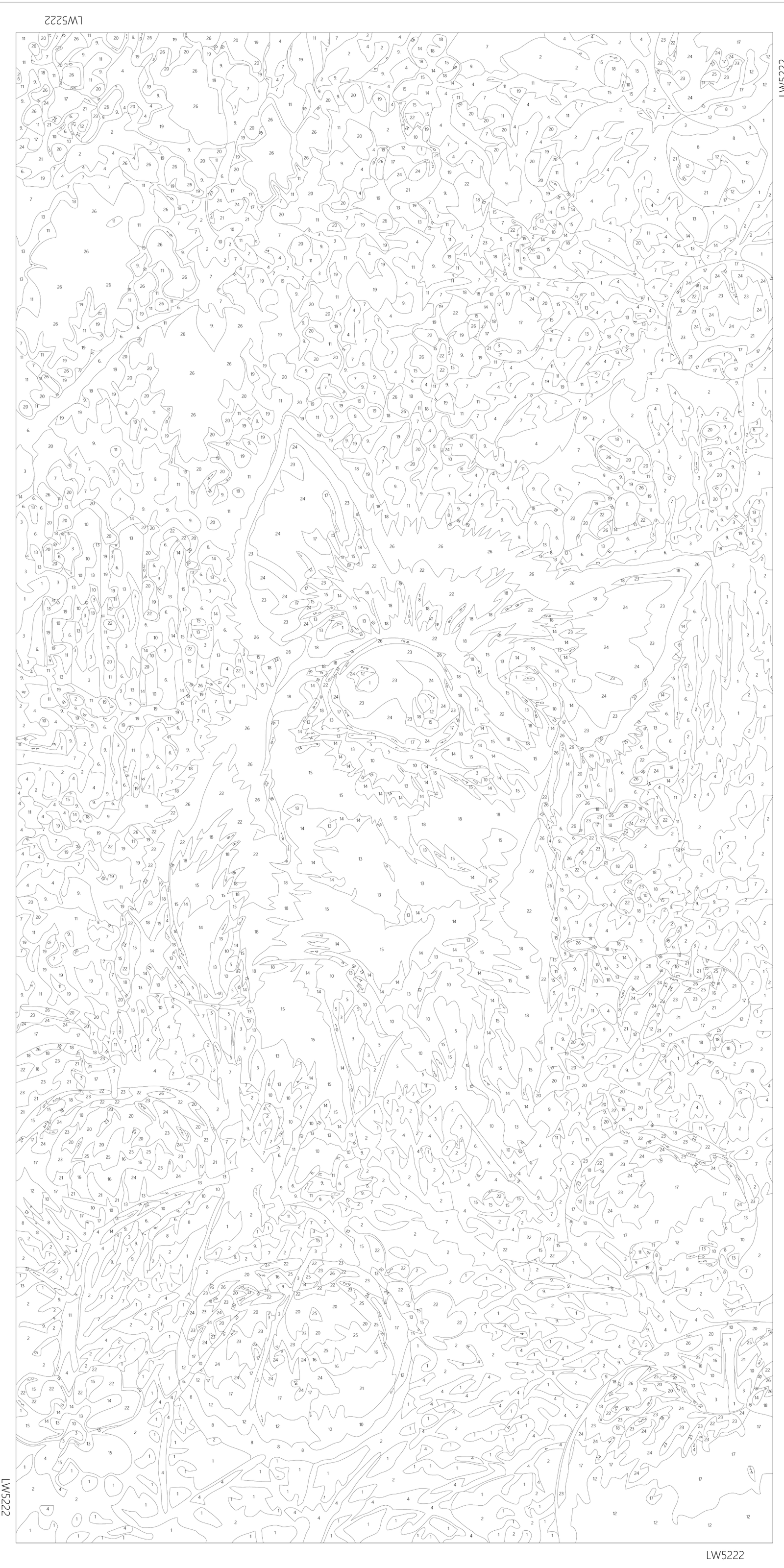 Maľovanie podľa čísel na ráme 40*80 cm - Šťastné prasiatko - Zvieratá - LW 5222