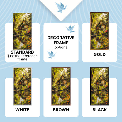 Paint by Numbers on a 40×80 cm Frame – Forest Fairy Tale – Landscape – LW 5242